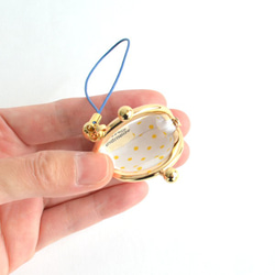 Tiny kiss lock purse with strap - Petal Wish B / Blue [145] 第5張的照片