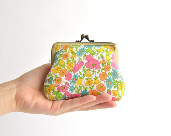 口金包 Frame purse(MS) - Liberty "Poppy and Daisy" Yellow [977] 第1張的照片