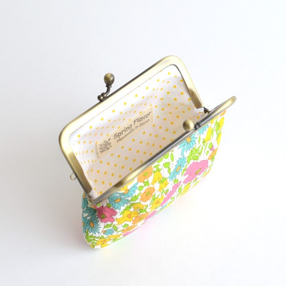 口金包 Frame purse(MS) - Liberty "Poppy and Daisy" Yellow [977] 第4張的照片