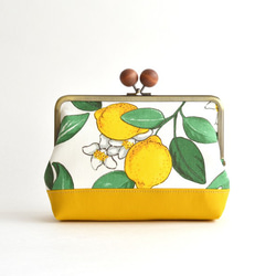 口金包 - Kiss lock cosmetic pouch (L) Lemon [206] 第2張的照片