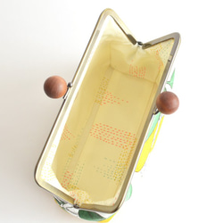 口金包 - Kiss lock cosmetic pouch (L) Lemon [206] 第7張的照片