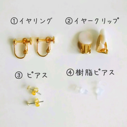 ボタニカルイヤーアクセサリー☆ 4枚目の画像