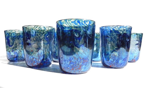 光渦グラス /青艶 グラス YUGEN GLASS 通販 437980｜Creema