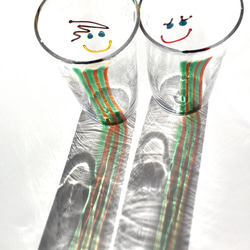 クリスマスカラーGirl&Boy smileペア タンブラー 8枚目の画像