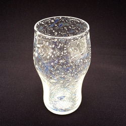 麻炭ガラス『オーロラ銀河（重厚系ビール用)』 4枚目の画像
