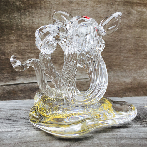白龍』/ガラスの龍/オブジェ/縁起物 その他置物 YUGEN GLASS 通販
