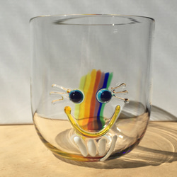 虹色Grandpa Smile Glass 1枚目の画像