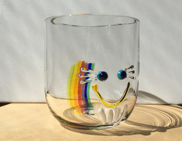 虹色Grandpa Smile Glass 3枚目の画像