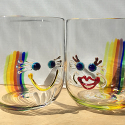 虹色Grandpa Smile Glass 5枚目の画像