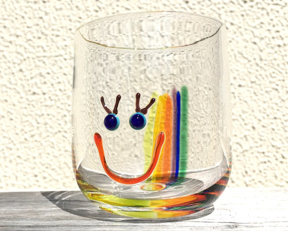 虹色 Girl Smile Glass 1枚目の画像