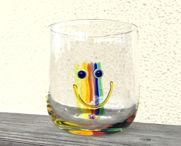 虹色Baby Smile Glass 1枚目の画像