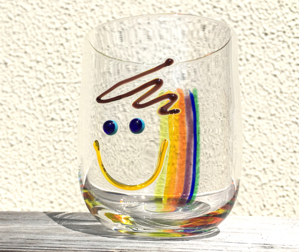 虹色 Boy Smile Glass 1枚目の画像