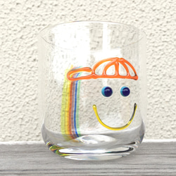 ⭐︎虹色 キャップBoy Smile Glass 3枚目の画像