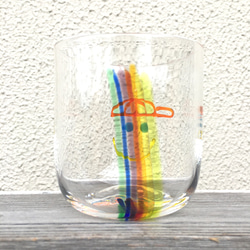 ⭐︎虹色 キャップBoy Smile Glass 4枚目の画像