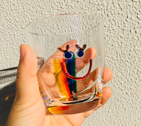 虹色 Girl Smile Glass 2 3枚目の画像