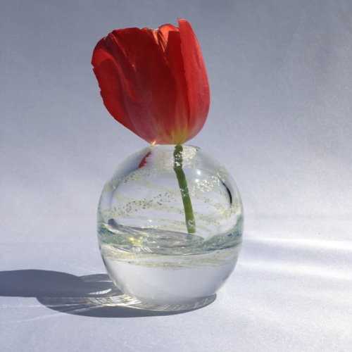 銀河 一輪挿し(球体)』 一輪挿し・花瓶・花器 YUGEN GLASS 通販