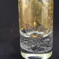 麻炭ガラス『Golden Wave ショットグラス・60ml(ヒマラヤ産原種 麻炭使用)』 3枚目の画像
