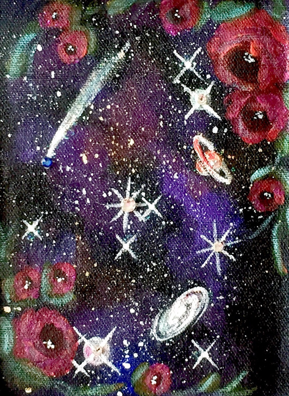 宇宙アート「Space & Roses」(B) 2枚目の画像