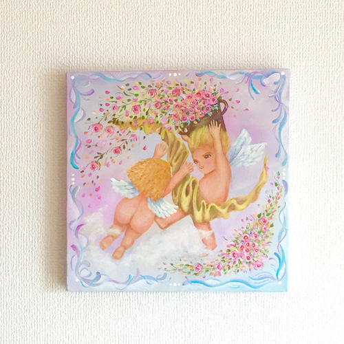 アートパネル「天使の戯れ」(原画)(送料無料) 絵画 Fantastical K 通販
