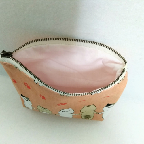 送料無料】ミニポーチ☆おかえり園田くんサーモンピンク ポーチ