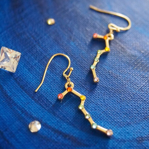 n.♡ページです♪ロードナイト他…ピアスとイヤリング計10点です♪ タンザナイト(ラベンダーカラー) K10/K18/PTピアス(片耳)・セラム