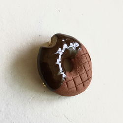 陶瓷胸針巧克力甜甜圈## 第3張的照片