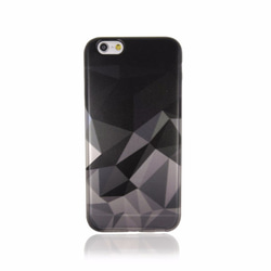 iPhone6 / 6S清除軟袋的幾何圖案的黑色 第1張的照片