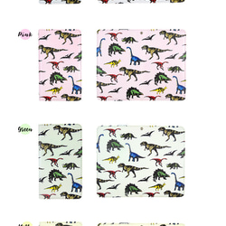 [智能手機，Andr​​oid·相應的每個模型]恐龍圖案手帳式外殼 第3張的照片
