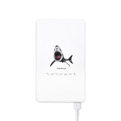 手機電池鯊魚圖案*三個大容量的4000毫安 第1張的照片