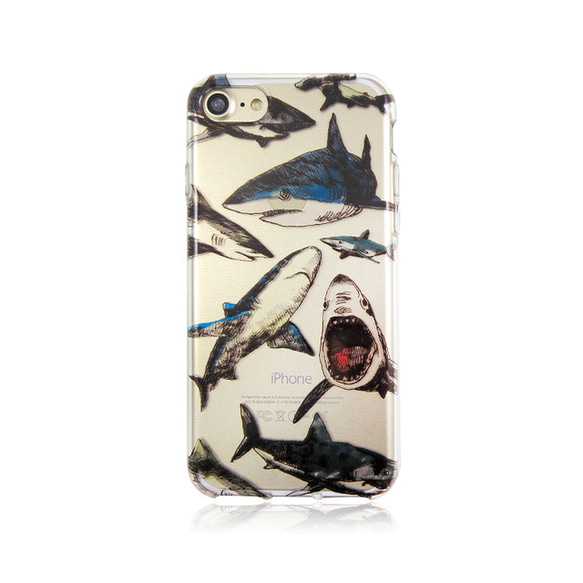 iPhone 6 / 6s / 7/8鯊魚手柄鯊魚智能手機殼 第2張的照片