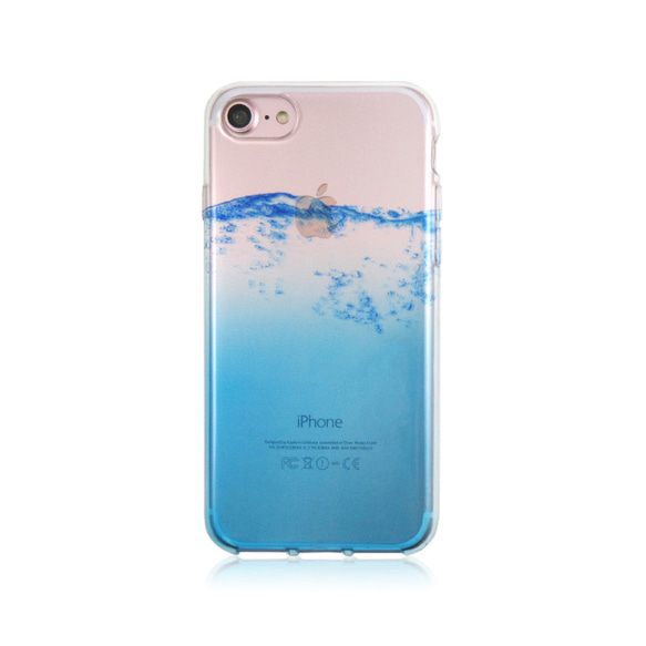 iPhone 6 / 6s / 7/8 Splashing Pattern Mat透明軟包 第2張的照片