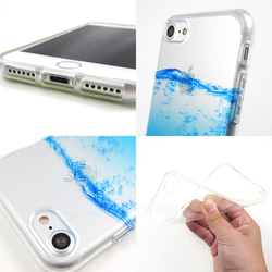 iPhone 6 / 6s / 7/8 Splashing Pattern Mat透明軟包 第5張的照片