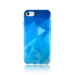 iPhone 6 / 6s / 7/8幾何圖案藍色啞光風格智能錶殼 第1張的照片