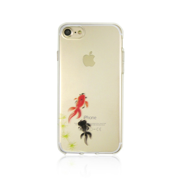 iPhone 6 / 6s / 7/8金魚圖案日式透明軟包 第3張的照片