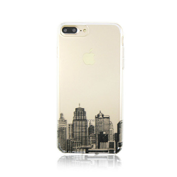 iPhone7Plus比爾街花紋清晰軟包 第1張的照片