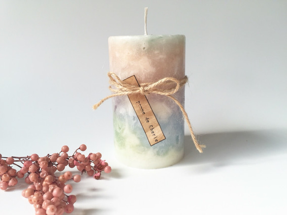 チャンクキャンドル C-3 キャンドル・キャンドルホルダー makiko-1225