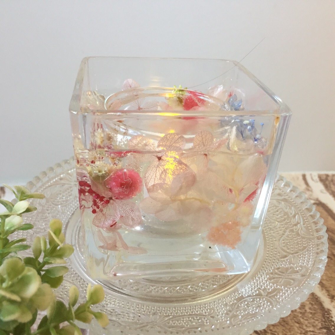 ㊲pinkボタニカルキャンドルホルダーset Ⅰ ㊲pinkボタニカルキャンドルホルダーset Ⅰ ㊲pinkボタニカル