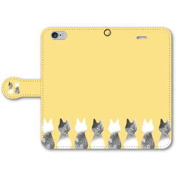 相應的[台灣及香港提貨]花朵圖案的iPhone / 手機殼各種型號的雙貓芥菜型筆記本 第2張的照片