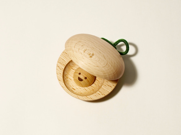 シェル（SHELL）グリーン　／　カスタネット 2枚目の画像