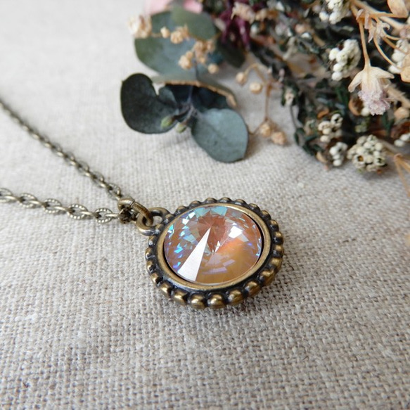 人気廃盤カラー》カプチーノディライト｜リボリ 高品質クリスタルの