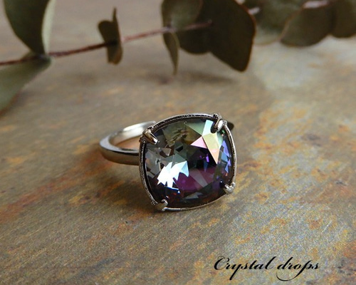 スワロフスキーエレメンツ使用】ムーン＆スター フリーサイズ