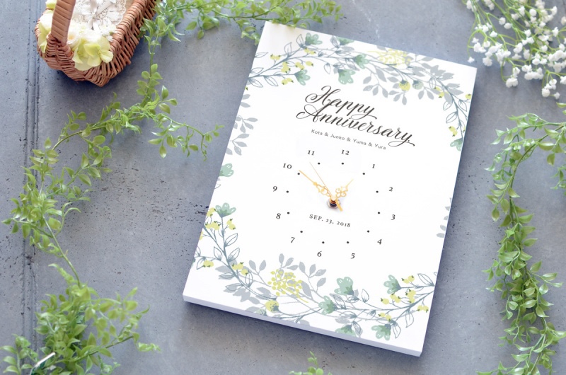 新築祝いや各種お祝いに♪メッセージとともに贈る時計のギフト