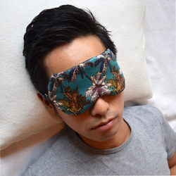 夏威夷 緑色 眼罩/旅行/ Hawaii Green eye mask/free bag/travel 第1張的照片