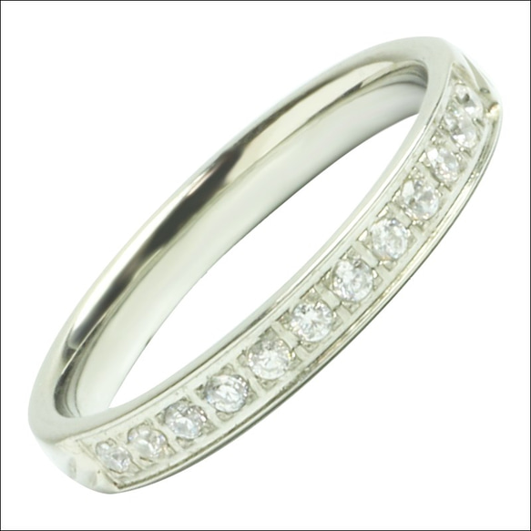 “求婚戒指給親人的建議書”-訂婚戒指不銹鋼新娘[一個價格] 第4張的照片