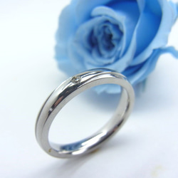 “ Kurumi and Drops”一對結婚戒指結婚戒指的名字刻有錶殼[2對] 第10張的照片
