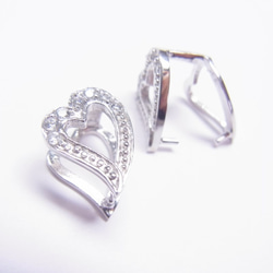 ▼趨勢項目▼Open Heart Ring可以做成吊墜戒指架&lt;帶鏈&gt;銀925 第4張的照片