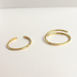 【2set】2way thin ring 5枚目の画像