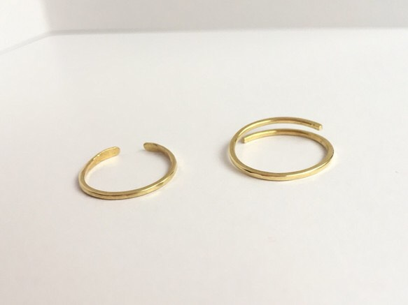 【2set】2way thin ring 5枚目の画像