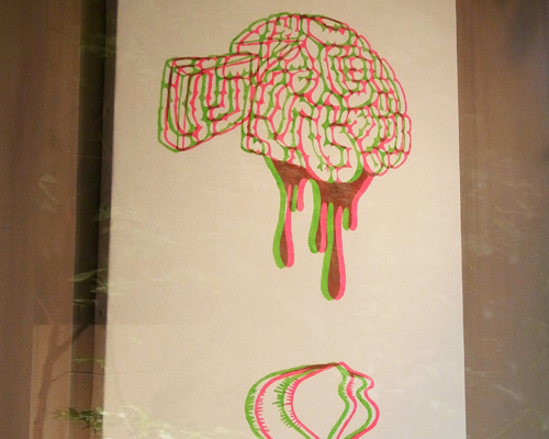フランス作家falcoステンシルアート／原画・一点物（40×50cm）