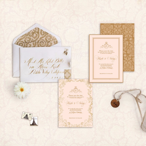 招待状50枚>【世界にひとつだけ！】完全オリジナルのペーパー